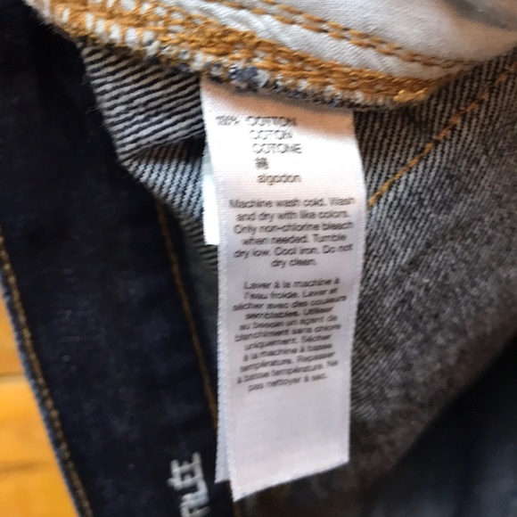 Gap Men’s Standard Dark Wash Tapered Leg Jeans - Picture 6 of 6